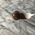 Dipped chocolate covered cherry