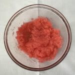 Red peppermint sugar scrub