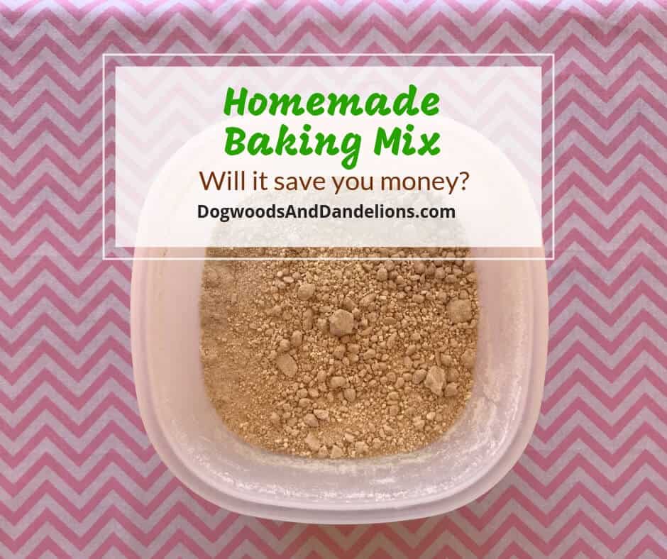 Homemade Baking Mix-Will it save you money?