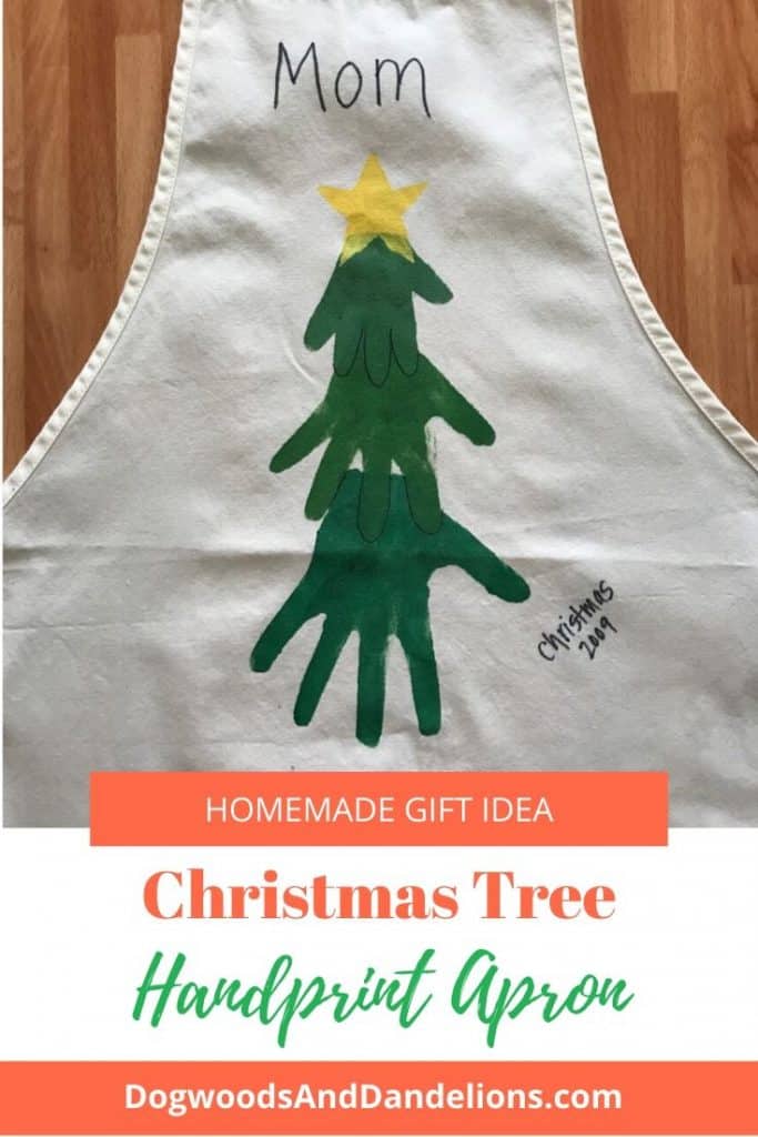 Hand prints on an apron