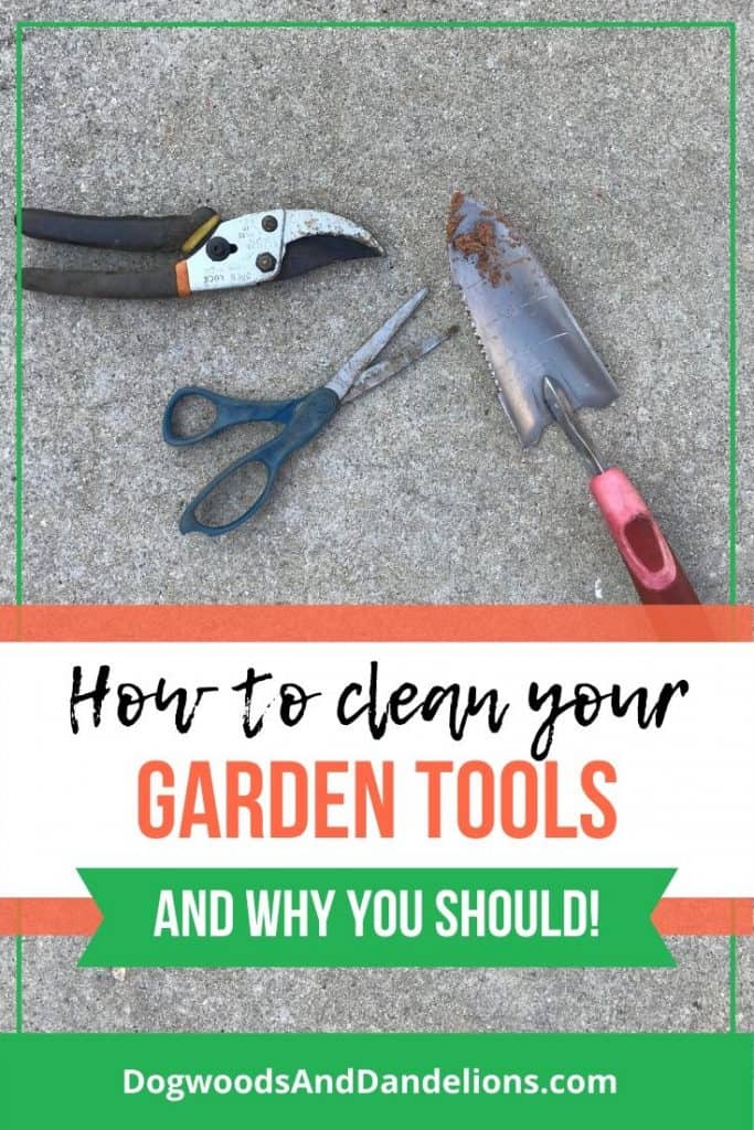 How to clean your garden tools