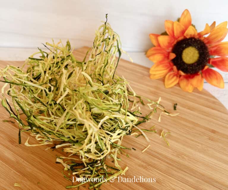 How to Dehydrate Zucchini Noodles