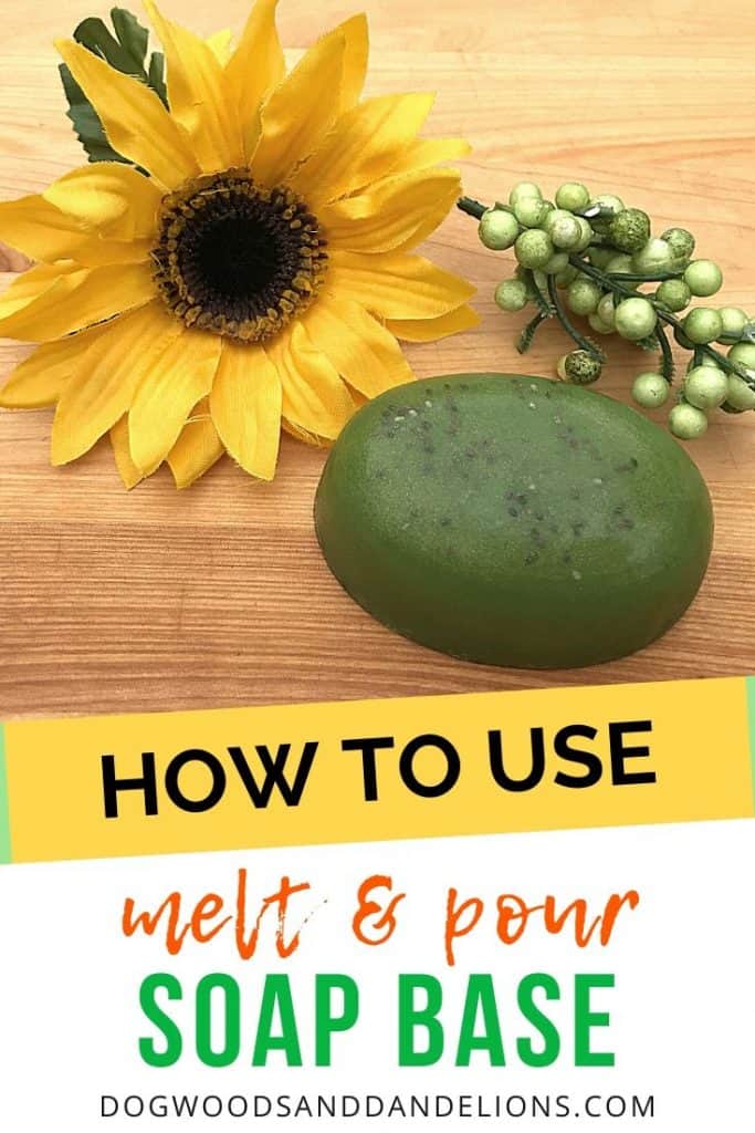 use melt and pour soap base