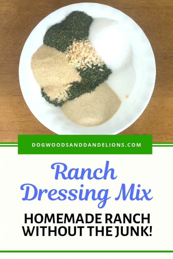 homemade ranch dressing mix
