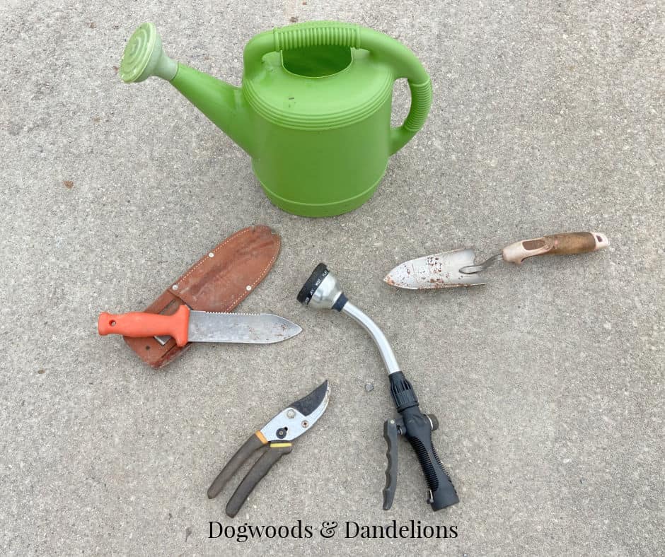 small garden tools