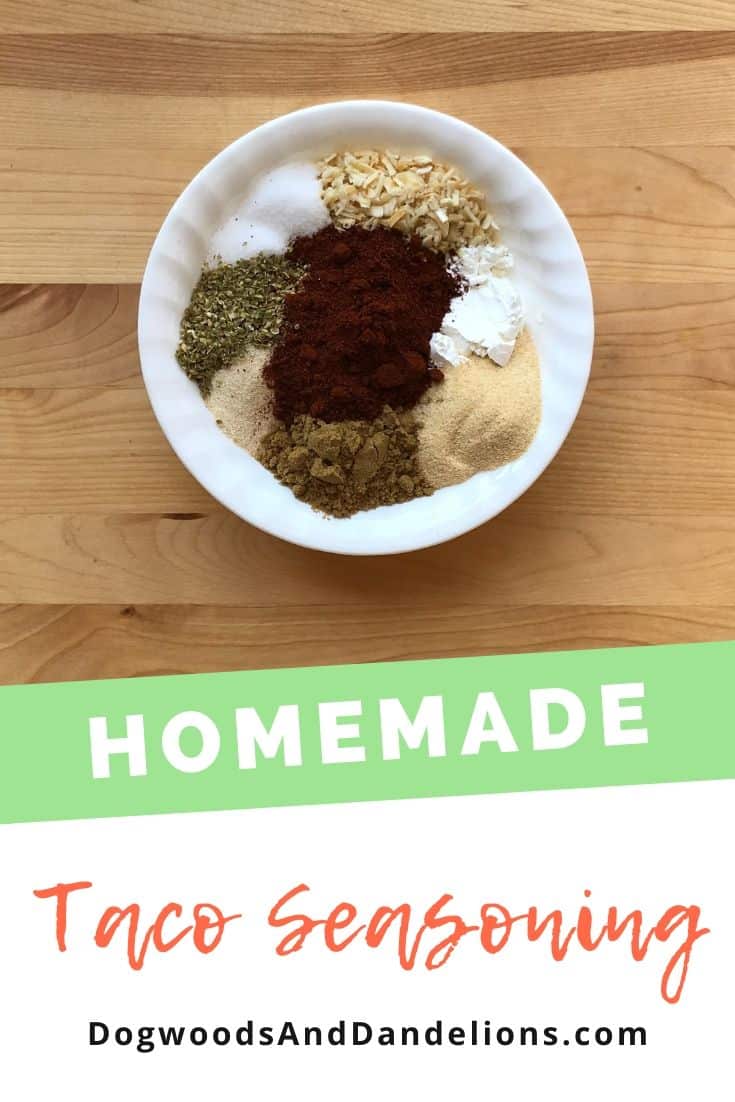 homemade taco seasoning mix