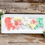 homemade wax melts in various scents