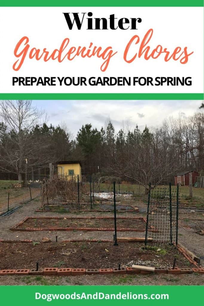winter gardening chores that will prepare your garden for spring